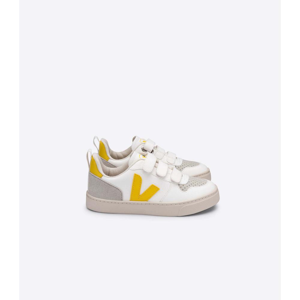 παπουτσια παιδικα Veja V-10 CWL White/Gold | GR 787YXF